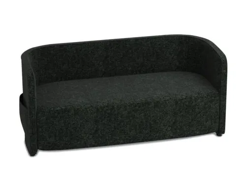 sofa,2-zits,stof antraciet,HxBxD 760x1570x760mm,2zijvakken