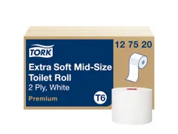 Toiletpapier Tork 2-laags Wit 127520 Compact T6