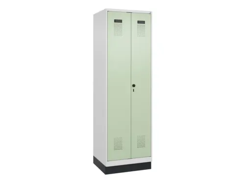 locker voor scheiding van kleding,HxBxD 1950x600x500mm,2vak
