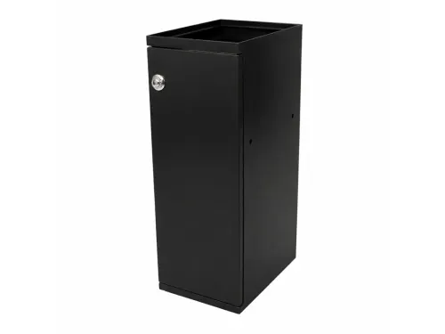 Modulaire Afvalbak met Deur en Zakhouder 60 liter Mat Zwart