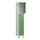 lockerkast,HxBxD 1950x300x500mm,1x3vakken,vak B 300mm,cil.-slot,voeten