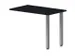 table de rallonge,haut. régl.,HxlxP 720-840x1000x600mm,CC-noir