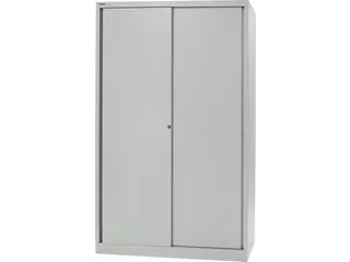 schuifdeurkast,HxBxD 1980x1200x430mm,4xStalen bodem,5 OH - 4