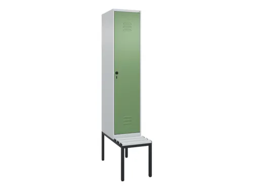 locker voor scheiding van kleding,HxBxD 2120x400x815mm,1vak