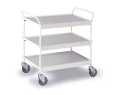 Tafelwagen Draagverm. 150kg Laadvl. Lxb 785x500mm 3 Etages Puurwit