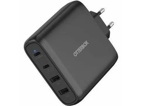 Standaard EU AC-adapter 100W GaN 2x USB-C + 2x USB-A USB-PD