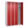 locker voor scheiding van kleding,HxBxD 1850x1200x500mm,4vak