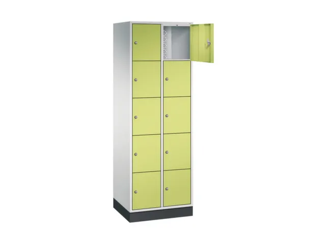lockerkast,RAL 7035/RDS1108060,HxBxD 1950x620x500mm,2x5vakken