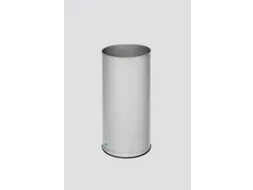paraplubak,HxØ 610x270mm,staal,zilverkleurig,glad