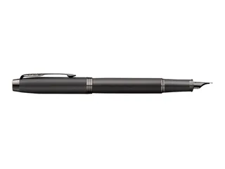 Vulpen Parker IM Monochrome Gun Metal Medium Blauwe inkt - 5