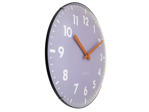 Wandklok NeXtime Duomo 35cm lavendel
