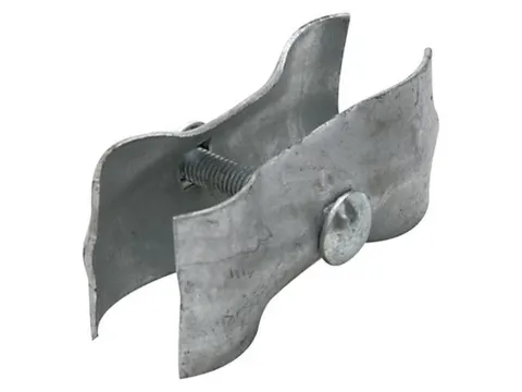 verbindingsklem,v. mobiel hek,HxBxD 51x135x87mm,staal verzinkt