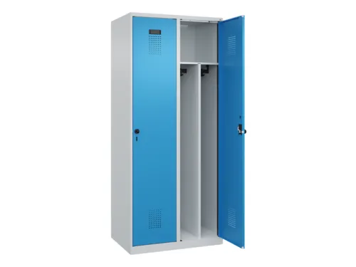 locker voor scheiding van kleding,HxBxD 1850x800x500mm,2vak