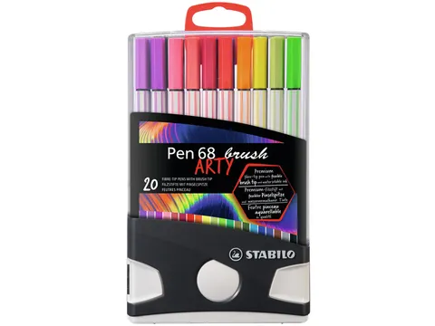 Brushstift STABILO Pen 568/20 Arty assorti set à 20 stuks