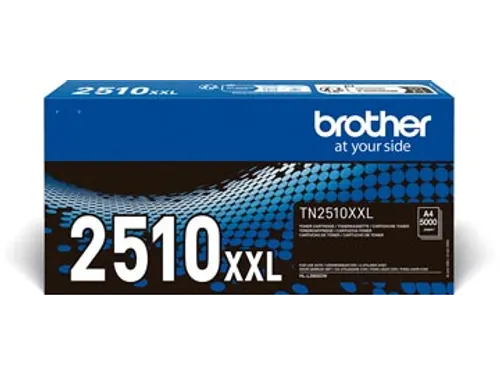 Originele Brother TN2510XXL zwarte tonercartridge HC 5.000 pagina's
