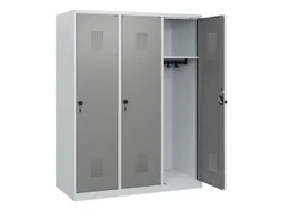 schoollocker,HxBxD 1530x1200x500mm,3vak,vak B 400mm,draaigrendel