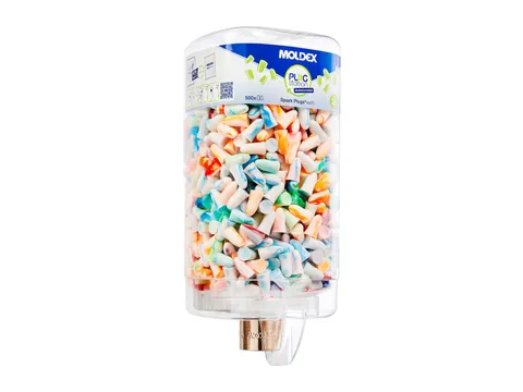 Moldex 785002 dispenser met 500 paar Spark Plugs antimicrobial oordopp