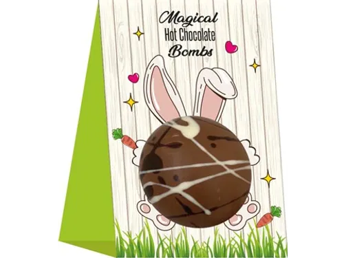 Choc & Presents Chocobomb met minispekjes 45 gram Hot chocolat