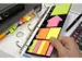 Info Sticky Notes op kaart assorti formaten / kleuren
