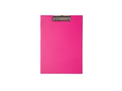 Klembord MAUL A4 staand PVC neon roze