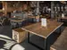 Porte-menu de table IEZZY A4 socle bois