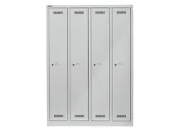 garderobekast,HxBxD 1700x1183x500mm,4vak,vak B 248mm,cil.-slot,