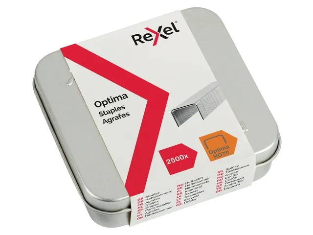 Nieten Rexel Optima nr70HD gegalvaniseerd 2500 stuks