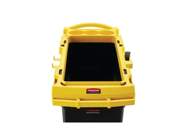 Schoonmaakkar Afvalinzamelaar Slim Jim Rim Caddy Kit Pulse Clip Geel