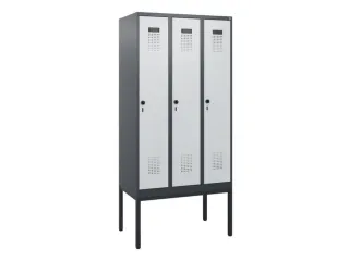schoollocker,HxBxD 1950x900x500mm,3vak,vak B 300mm,draaigrendel - 2