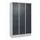 dubbeldekse locker,HxBxD 1950x1200x500mm,3x2vak.,vak B 400mm