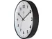 wandklok NXT STIL UURWERK 40cm kunststof wit zwarte cijfers