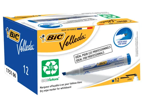 Bic whiteboardmarker 1751 blauw 3-6mm
