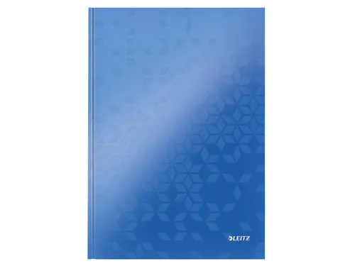 Notitieboek Leitz WOW A4 lijn blauw