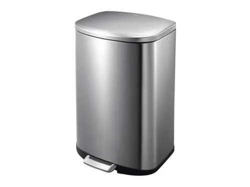Afvalbak EKO Della pedaalemmer 50 liter RVS