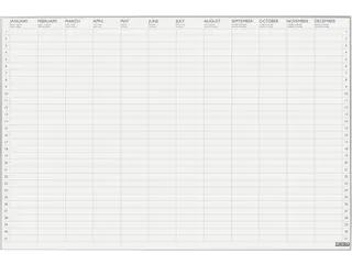 jaarplanner Ultra Thin 60x90 cm - 2