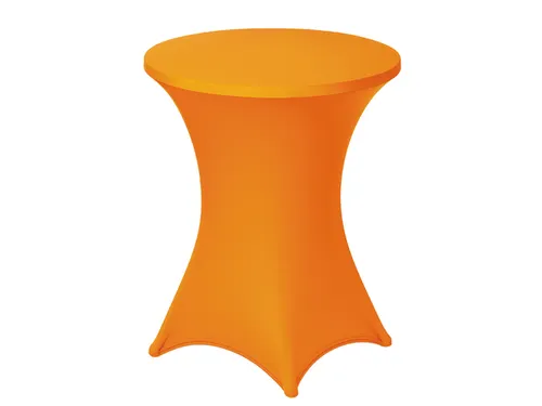 Tafelrok BRASQ voor statafel 80cm oranje