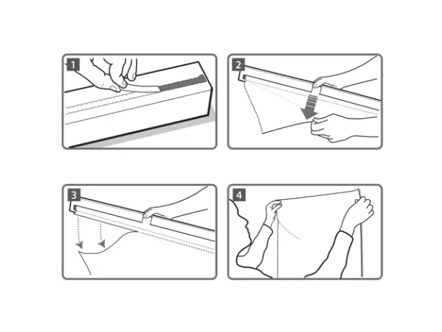 Whiteboard Vel Instant folie Nobo 60x80cm wit