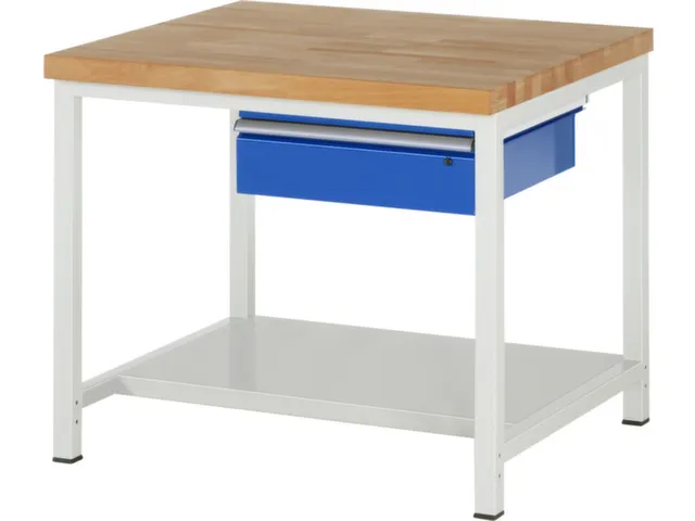 werkbank,HxBxD 840-1040x1000x900mm,beukblad,draagverm. 1250kg,4voeten