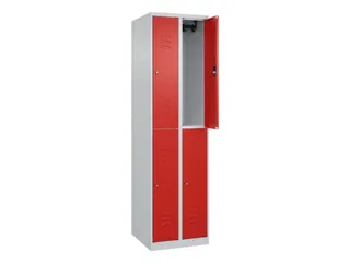 dubbeldekse locker,HxBxD 1850x500x500mm,2x2vak.,vak B 250mm - 2