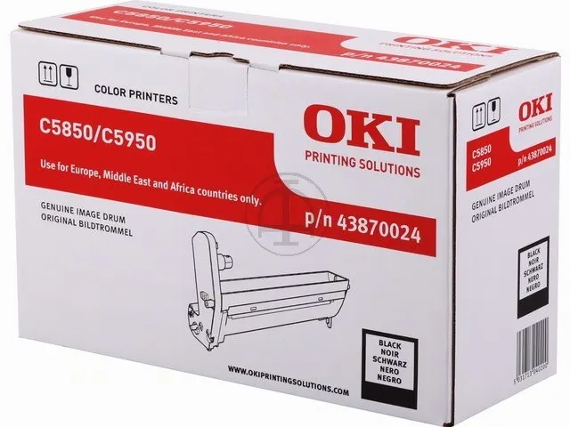 Drum Eenheid Oki 43870024 C5850 Zwart