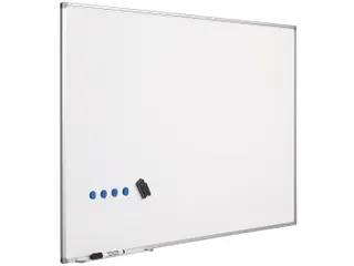 Magnetisch Whiteboard 90x120 cm Emaille Staal met Starterkit - 1