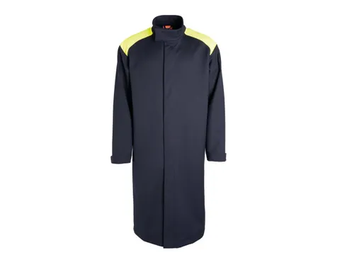 Tranemo 5193 werkjas, geel/marineblauw, maat 4XL, per stuk