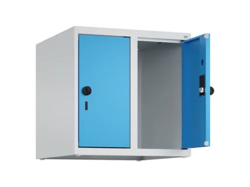 opzetkast,v. locker,2vak.,vak B 250mm,HxBxD 500x500x500mm,vleugeldeur