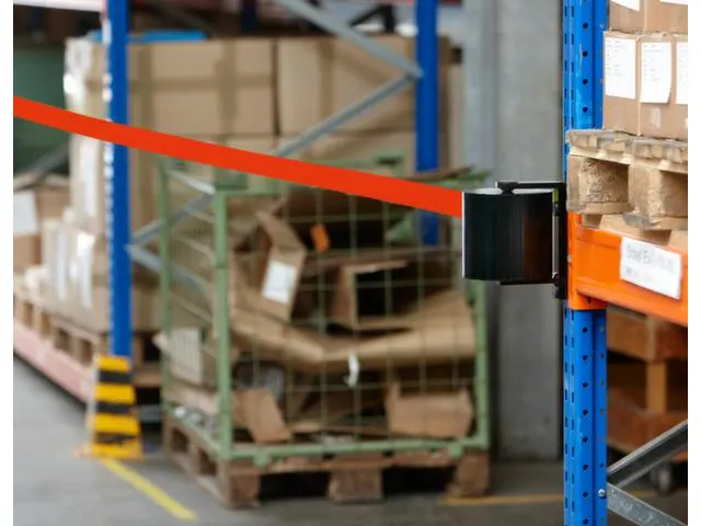 Sjorbandsysteem Band L 22M Behuizing Zwart Rood