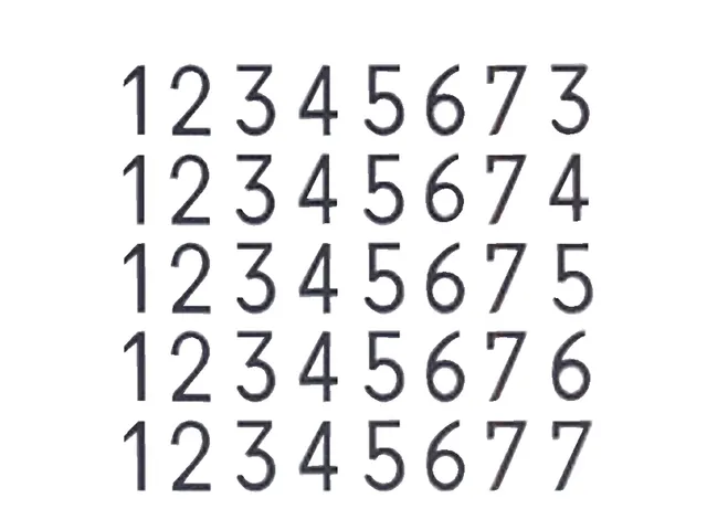 Numeroteur Reiner B2 Block 5.5mm 6 cijfers