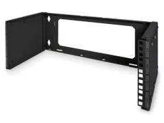 Patchhouder 4U voor wandmontage Zwart