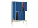 banklocker,dubbeldeks,HxBxD 2150x1200x800mm,RAL7035,front RAL5010
