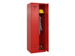 locker,HxBxD 1850x600x500mm,2vak,vak B 300mm,cil.-slot,staand op vloer