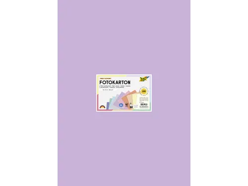 Fotokarton Folia 2zijdig pastel 50x70cm assorti 300gr 100 vel