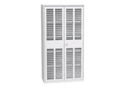 universele kast,HxBxD 2000x1050x550mm,4xStalen bodem,draaigrendelslot
